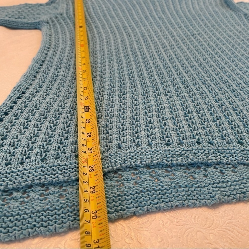 J. Jill Two-Piece Crochet Cotton Sweater and Tank Set - Picture 14 of 16